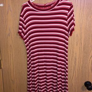 target red striped dress